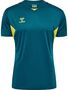 Hummel Hmlauthentic Pl Jersey S/S - blue coral/sulphur spring