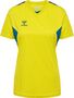 Hummel Hmlauthentic Pl Jersey S/S Woman - sulphur spring/blue coral