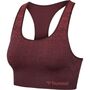 Hummel Hmlmt Fade Seamless Sports Top - bitter chocolate/mineral red