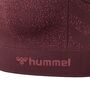Hummel Hmlmt Fade Seamless Sports Top - bitter chocolate/mineral red