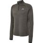 newline Nwlpace Half Zip - beluga melange