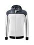 Erima Change Training Jacket With Hood - white/slate grey/black