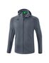Erima Liga Star Training Jacket With Hood - slate grey/black