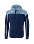 Erima Change Training Jacket With Hood - new navy/faded denim/white