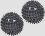 Energetics Noppenball Knobbed Balls Pair - grey