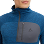 McKINLEY Ux.-Langarmshirt Tampo Ux - melange/blue royal/a