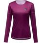 Gore Contest Lang�rmeliges Shirt Damen - process purple 