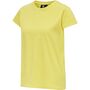 Hummel HMLISOBELLA T-SHIRT S/S - celandine