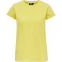 Hummel HMLISOBELLA T-SHIRT S/S - celandine