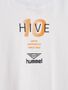 Hummel hmlHIVE AIDEN T-SHIRT - white