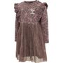 Hummel hmlFIA DRESS L/S - deep taupe