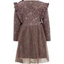 Hummel hmlFIA DRESS L/S - deep taupe