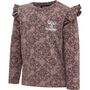 Hummel hmlFIA T-SHIRT L/S - deep taupe