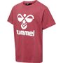 Hummel hmlTRES T-SHIRT S/S - earth red
