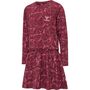 Hummel hmlMERRY DRESS L/S - cordovan
