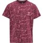Hummel hmlMERRY T-SHIRT S/S - cordovan
