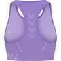 Hummel hmlTE CHRISTEL SEAMLESS SPORTS TOP - paisley purple/lavender melang