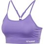 Hummel hmlMT CHIPO PADDED SPORTS BRA - paisley purple