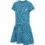 Hummel hmlFLOWY AOP DRESS S/S - blue coral