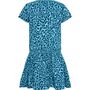 Hummel hmlFLOWY AOP DRESS S/S - blue coral