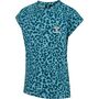 Hummel hmlFLOWY AOP T-SHIRT S/S - blue coral