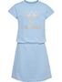 Hummel hmlFLOWY DRESS S/S - cerulean
