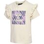 Hummel hmlFLOWY RUFFLE T-SHIRT S/S - birch