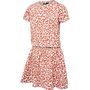 Hummel hmlJUMPY AOP DRESS S/S - copper brown