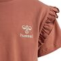 Hummel hmlJUMPY DRESS S/S - copper brown