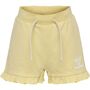 Hummel hmlDREAM RUFFLE SHORTS - italian straw
