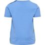 Hummel hmlGLAD BLOCK T-SHIRT S/S - silver lake blue