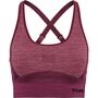 Hummel hmlCLEA SEAMLESS SPORTS TOP - grape wine/crushed berry mel