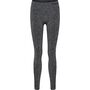 Hummel hmlMT UNA SEAMLESS MID WAIST TIGHTS - black melange