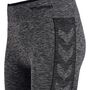 Hummel hmlMT UNA SEAMLESS MID WAIST TIGHTS - black melange