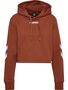 Hummel hmlLEGACY WOMAN CROPPED HOODIE - arabian spice