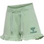 Hummel hmlTALYA RUFFLE SHORTS - silt green