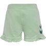 Hummel hmlTALYA RUFFLE SHORTS - silt green