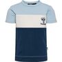 Hummel hmlAZUR BLOCK T-SHIRT S/S - celestial blue