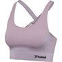 Hummel hmlCLEA SEAMLESS SPORTS TOP - nirvana melange