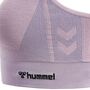 Hummel hmlCLEA SEAMLESS SPORTS TOP - nirvana melange