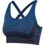 Hummel hmlCLEA SEAMLESS SPORTS TOP - insignia blue melange