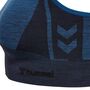 Hummel hmlCLEA SEAMLESS SPORTS TOP - insignia blue melange