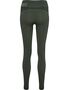 Hummel hmlTE CHRISTEL SEAMLESS MW TIGHTS - climbing ivy/seagrass melange