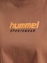 Hummel hmlLGC MALU CROPPED T-SHIRT - mocha mousse
