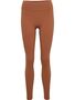 Hummel hmlMT ADAPT SEAMLESS MW TIGHTS - mocha bisque
