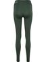 Hummel hmlTE FUNDAMENTAL MID WAIST TIGHTS - climbing ivy
