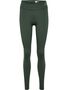 Hummel hmlTE FUNDAMENTAL MID WAIST TIGHTS - climbing ivy