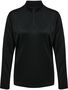 Hummel hmlACTIVE PL HALF ZIP WOMAN - black