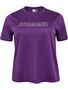 Hummel hmlTE CURVY T-SHIRT PLUS - imperial purple
