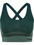 Hummel hmlCLEA SEAMLESS SPORTS TOP - green gables/garden topiary me